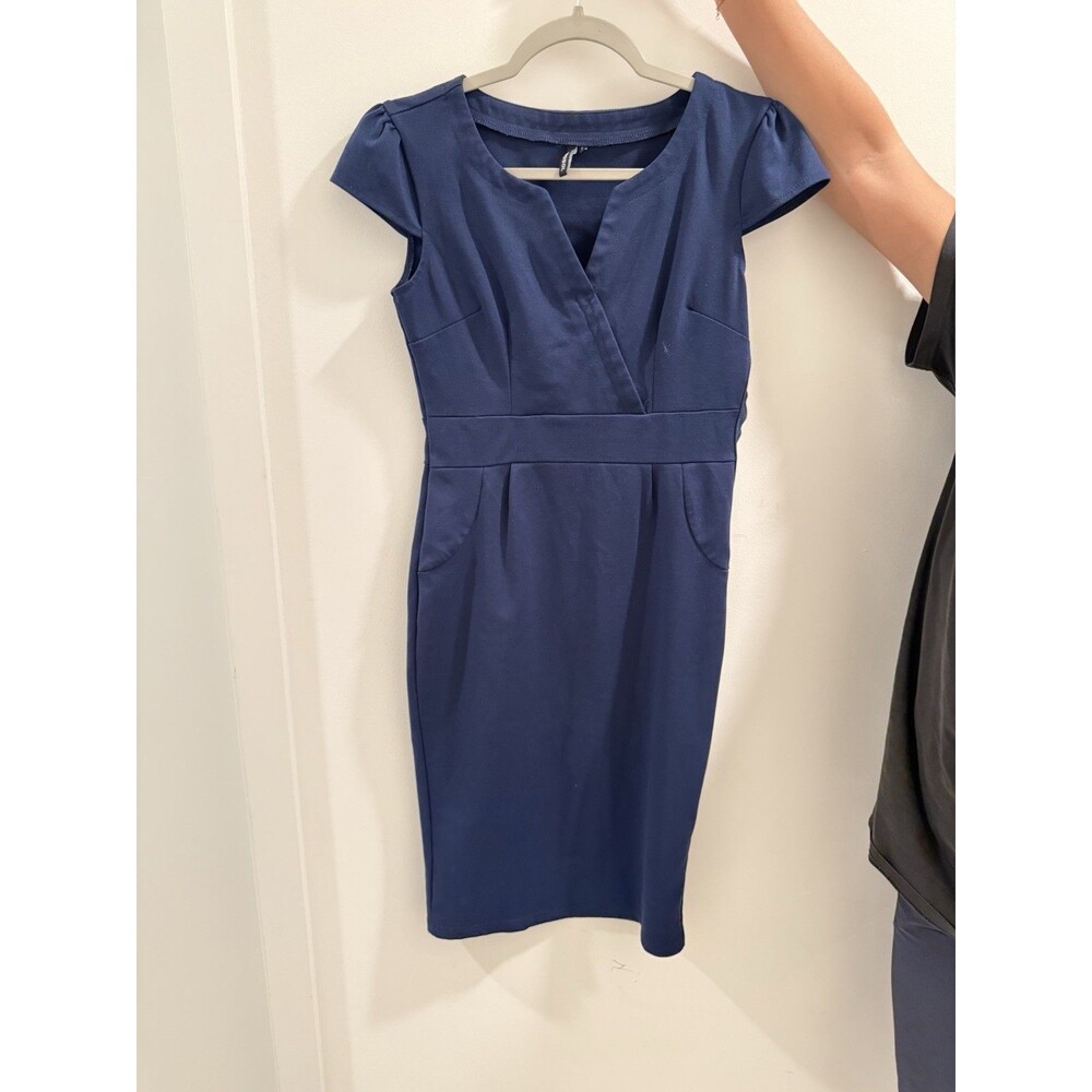 Musol Blue Size Small MIDI Dress
